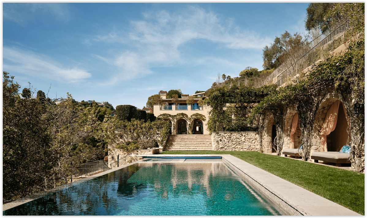 Bel Air private estate — pool and grounds