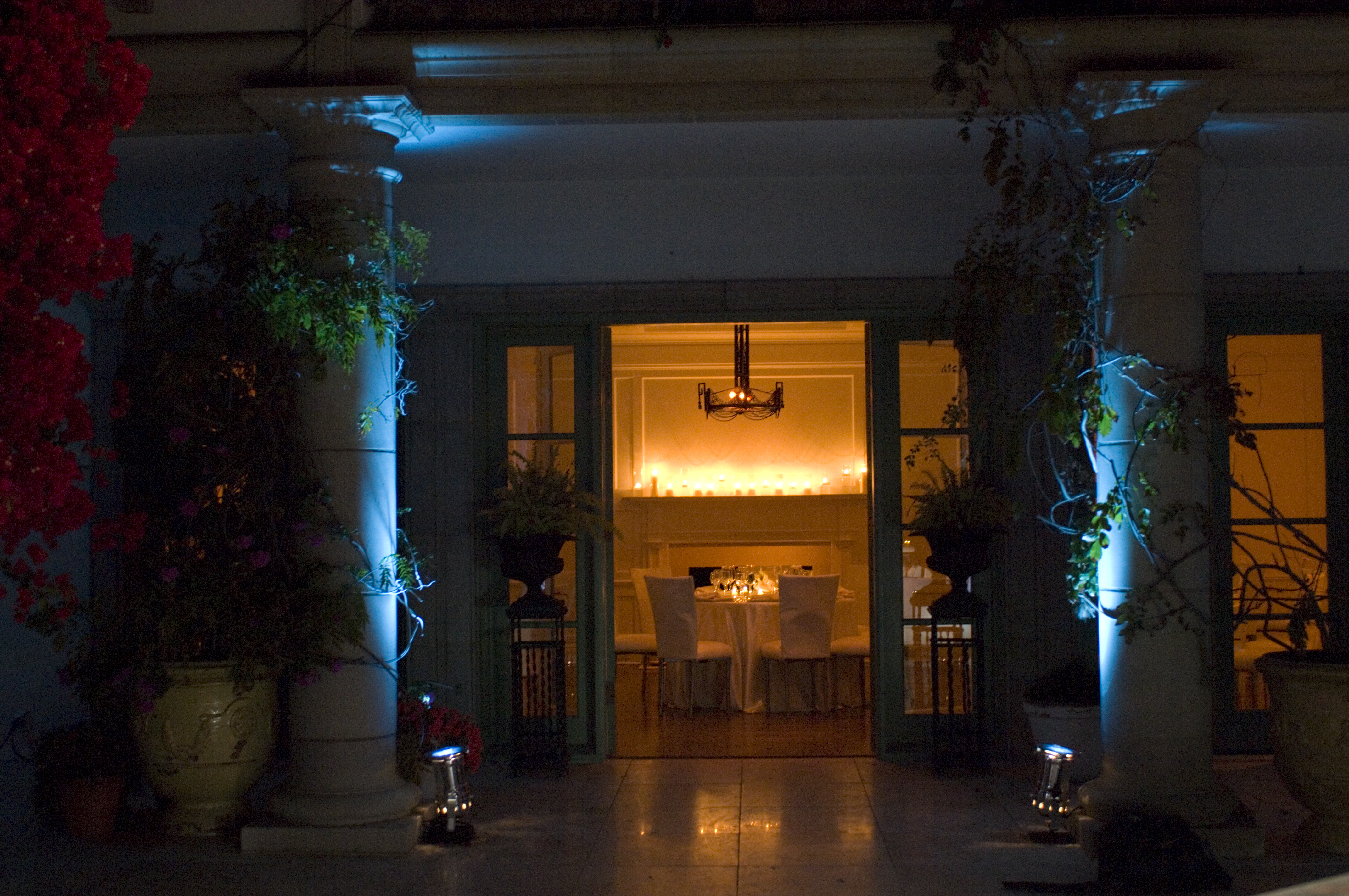 Grand estate exterior — Los Angeles