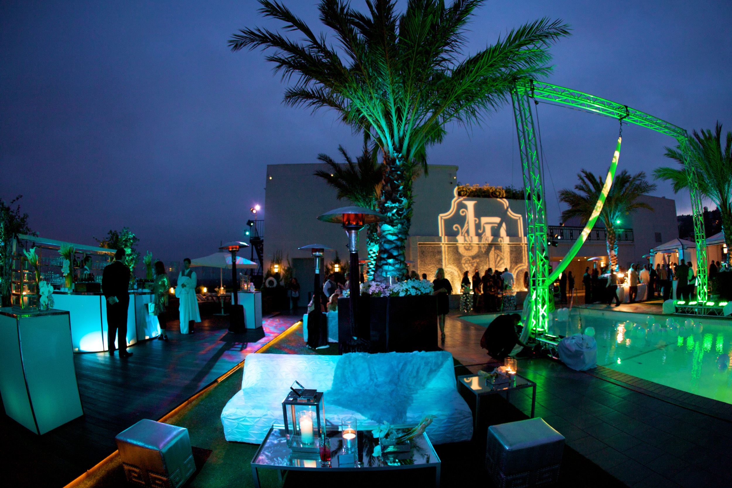 Outdoor luxury estate event — Los Angeles